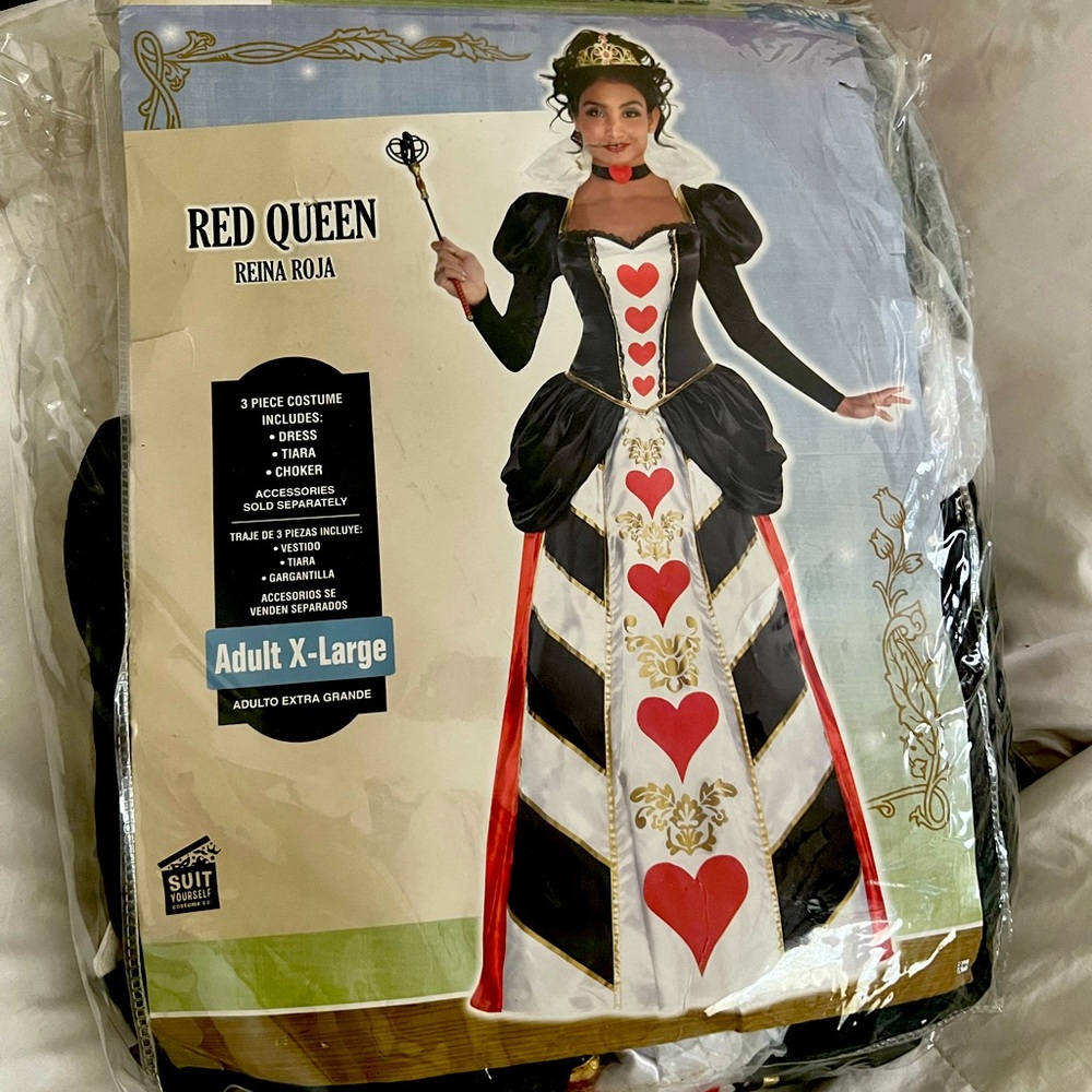 Halloween Costume. Red Queen! New without tags. Unworn.